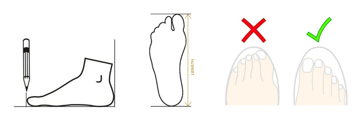Foot Measuring Graphic 