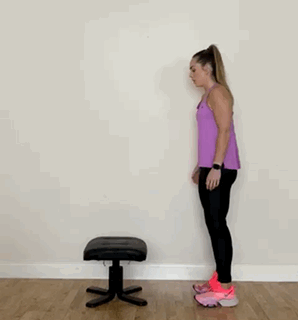 HIIT WORKOUT - STEP UP KNEE DRIVE 